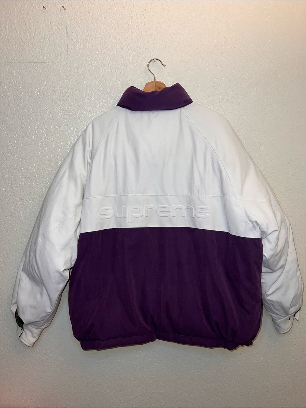 Supreme Reversible Down Puffer Jacket Size XL
